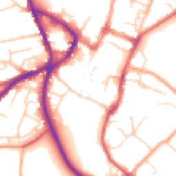 Daytime road noise heatmap for SG5 1AH