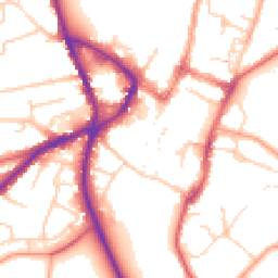Daytime road noise heatmap for SG5 1AP