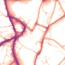 Daytime road noise heatmap for SG5 1AT