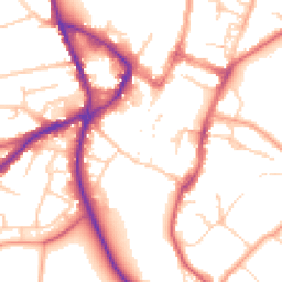 Daytime road noise heatmap for SG5 1BB