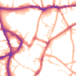 Daytime road noise heatmap for SG5 1BS