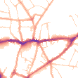Daytime road noise heatmap for SG5 1DA