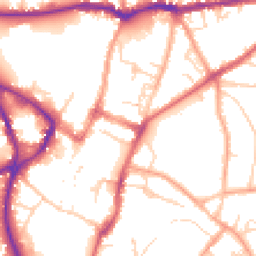 Daytime road noise heatmap for SG5 1DB