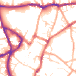 Daytime road noise heatmap for SG5 1DG