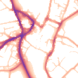 Daytime road noise heatmap for SG5 1DT