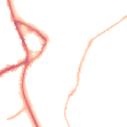 Night-time road noise heatmap for SG5 1DW