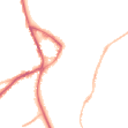 Night-time road noise heatmap for SG5 1EE