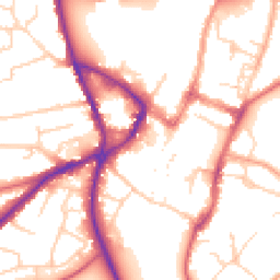Daytime road noise heatmap for SG5 1EG