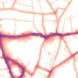 Daytime road noise heatmap for SG5 1ET