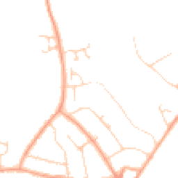 Daytime road noise heatmap for SG5 1EY