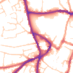 Daytime road noise heatmap for SG5 1HF