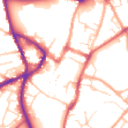 Daytime road noise heatmap for SG5 1HP