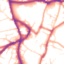 Daytime road noise heatmap for SG5 1HX