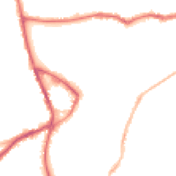 Night-time road noise heatmap for SG5 1JD