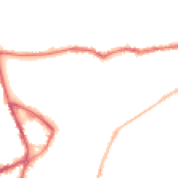 Night-time road noise heatmap for SG5 1LA