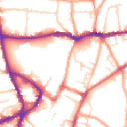 Daytime road noise heatmap for SG5 1LH
