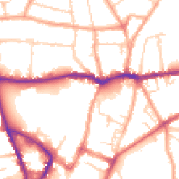 Daytime road noise heatmap for SG5 1NF