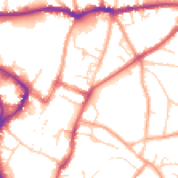 Daytime road noise heatmap for SG5 1PJ