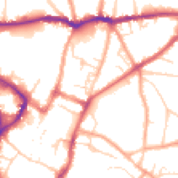 Daytime road noise heatmap for SG5 1QF