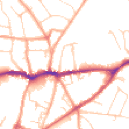 Daytime road noise heatmap for SG5 1RA