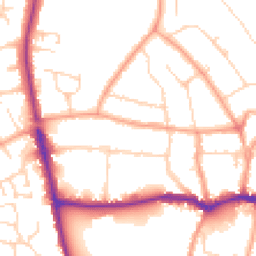 Daytime road noise heatmap for SG5 1UD