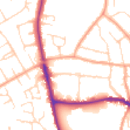 Daytime road noise heatmap for SG5 1UT
