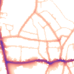 Daytime road noise heatmap for SG5 1XD