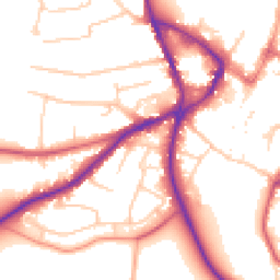 Daytime road noise heatmap for SG5 2AN