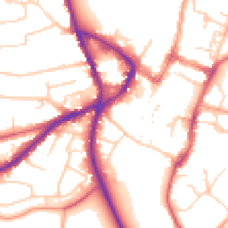 Daytime road noise heatmap for SG5 2DH