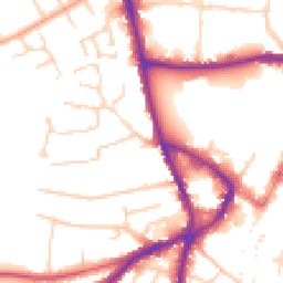 Daytime road noise heatmap for SG5 2DT