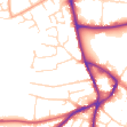 Daytime road noise heatmap for SG5 2JG