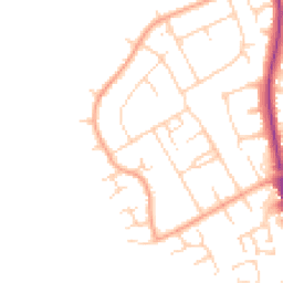Daytime road noise heatmap for SG5 2PP