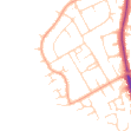 Daytime road noise heatmap for SG5 2QS