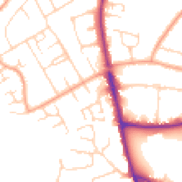 Daytime road noise heatmap for SG5 2SA