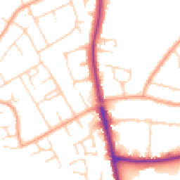 Daytime road noise heatmap for SG5 2WA