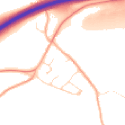Daytime road noise heatmap for SG5 3AL