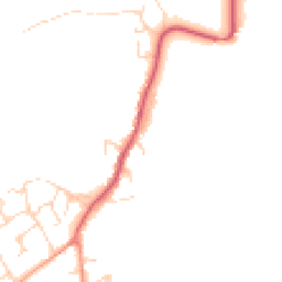 Daytime road noise heatmap for SG5 3AW