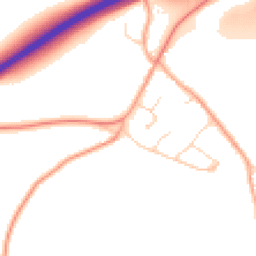 Daytime road noise heatmap for SG5 3DJ