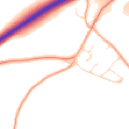 Daytime road noise heatmap for SG5 3DN
