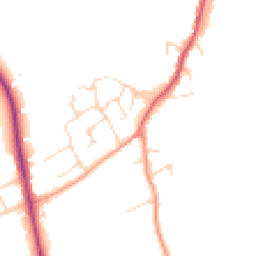 Daytime road noise heatmap for SG5 3DW