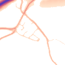 Daytime road noise heatmap for SG5 3ER
