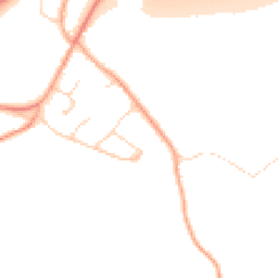 Daytime road noise heatmap for SG5 3EW