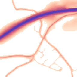 Daytime road noise heatmap for SG5 3FL