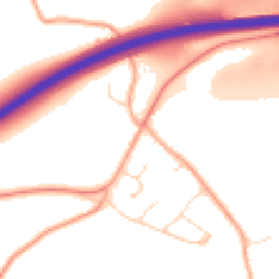 Daytime road noise heatmap for SG5 3FP