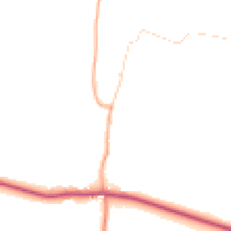 Daytime road noise heatmap for SG5 3JA