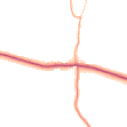 Daytime road noise heatmap for SG5 3JJ