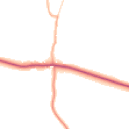 Daytime road noise heatmap for SG5 3JR