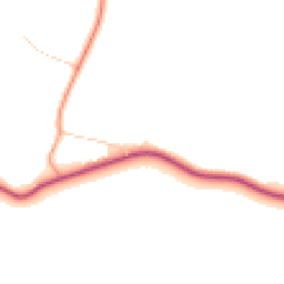 Daytime road noise heatmap for SG5 3JU