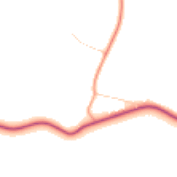 Daytime road noise heatmap for SG5 3JZ