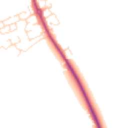 Daytime road noise heatmap for SG5 3RZ